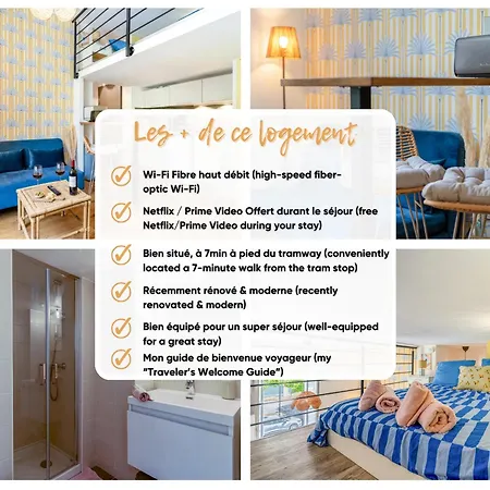 Riviera Dolce - Cozy In Nice, 7 Min By Tram, Renovated Nice